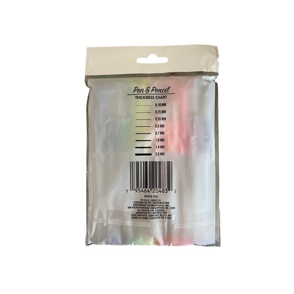 JOT 5x7 Journal w "Dogs in Frame" Sticker Pack / JOT 10-Pc Gel Pens SET - Picture 8 of 9